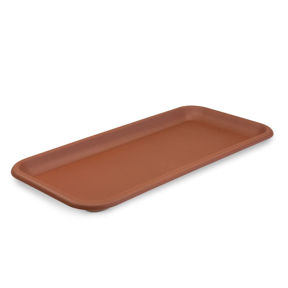 MePla Blumentrog - länglicher Blumentopf - wetterfestes Pflanzgefäß - UV-beständiger Blumenkübel - Pflanzentopf - Pflanzen-Trog - 50x25 cm (Innen: 45 x 21 cm) - Anthrazit