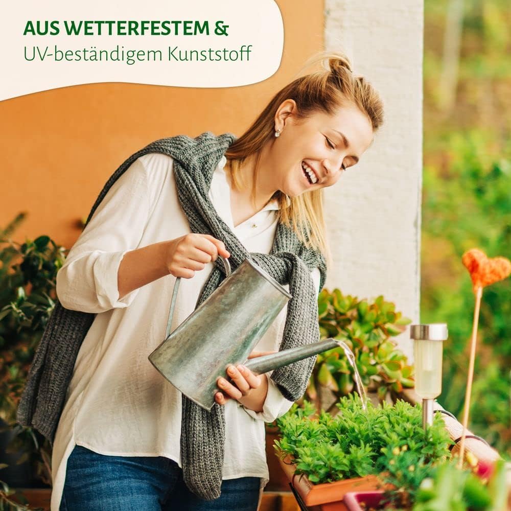 MePla Blumentrog - länglicher Blumentopf - wetterfestes Pflanzgefäß - UV-beständiger Blumenkübel - Pflanzentopf - Pflanzen-Trog - 50x25 cm (Innen: 45 x 21 cm) - Anthrazit